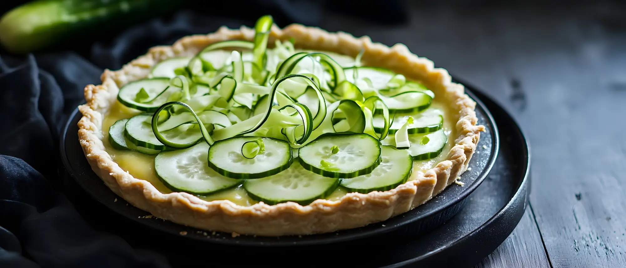 Tarte au concombre