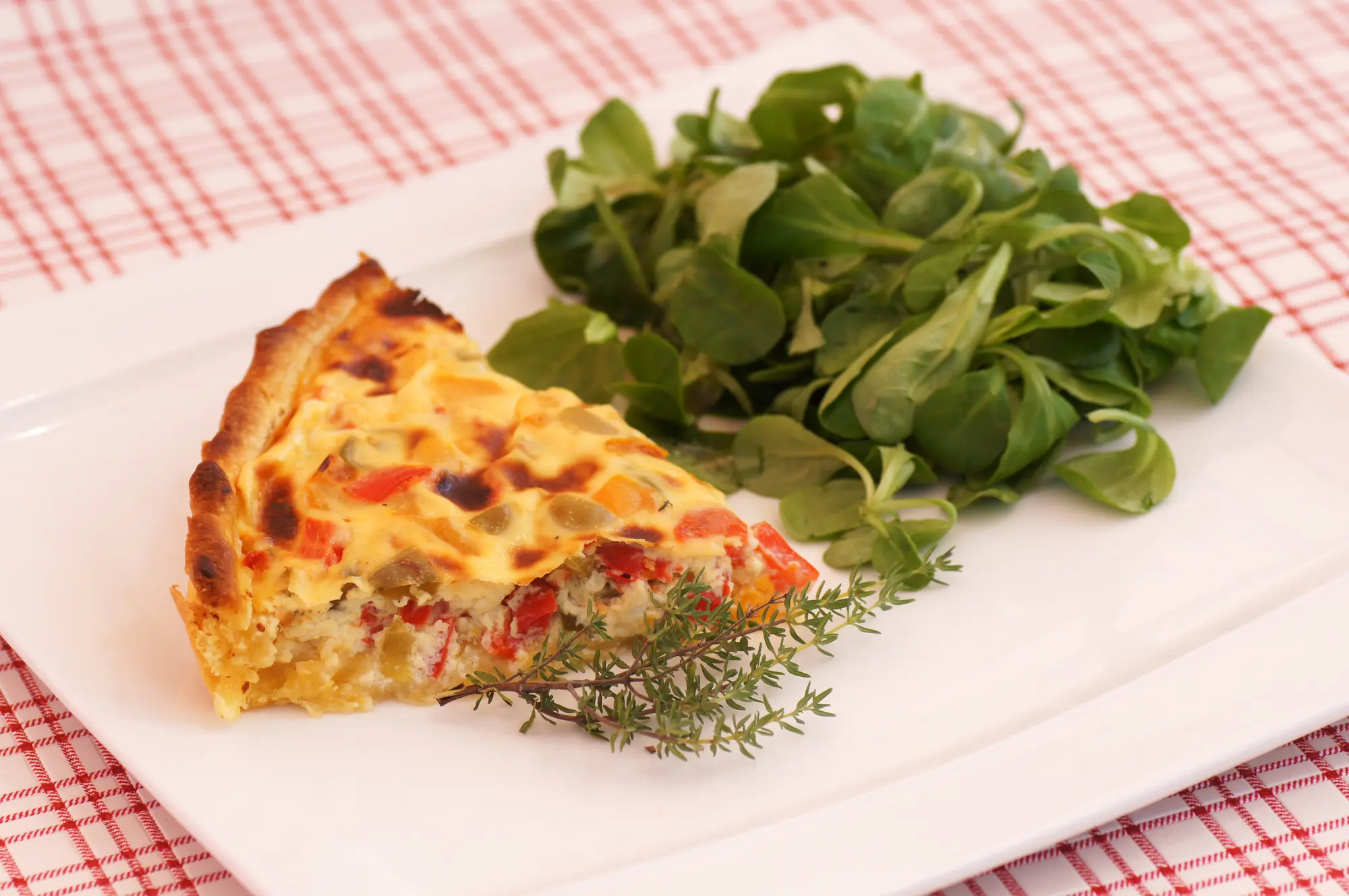 Tarte aux poivrons : Recette facile