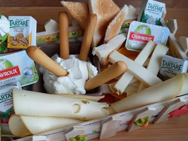 Idée de plateau de fromages pour les enfants