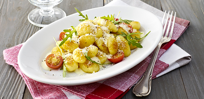 Gnocchis à la crème et aux tomates cerise