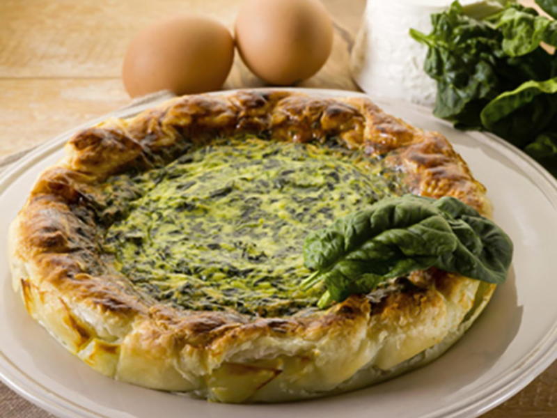 Quiche au chèvre et épinards