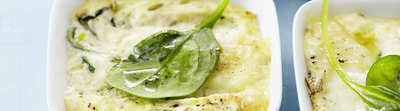 Gratin de courgettes au fromage frais