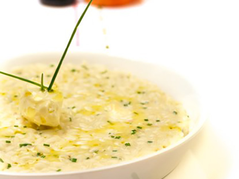 Risotto douceur au fromage frais