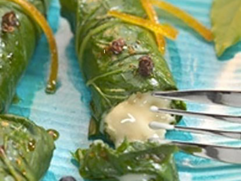 Paupiettes de maroilles aux feuilles d'épinards