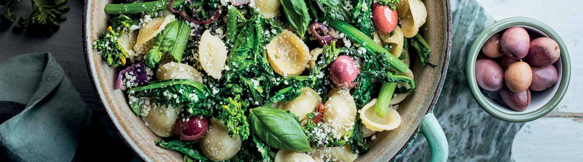 Petites pâtes au brocoli et parmesan