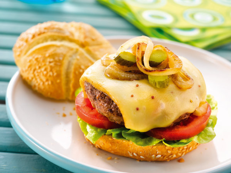 Burger party au fromage dans les alpages !