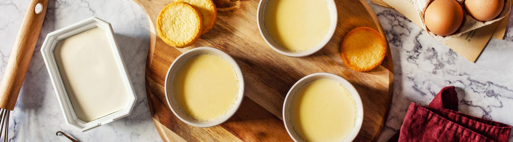 Crème vanille au fromage frais