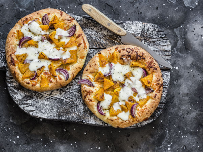 Tarte au bleu et patates douces