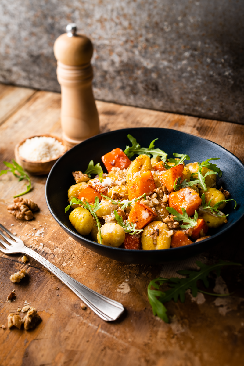 Gnocchi au potimarron et parmesan