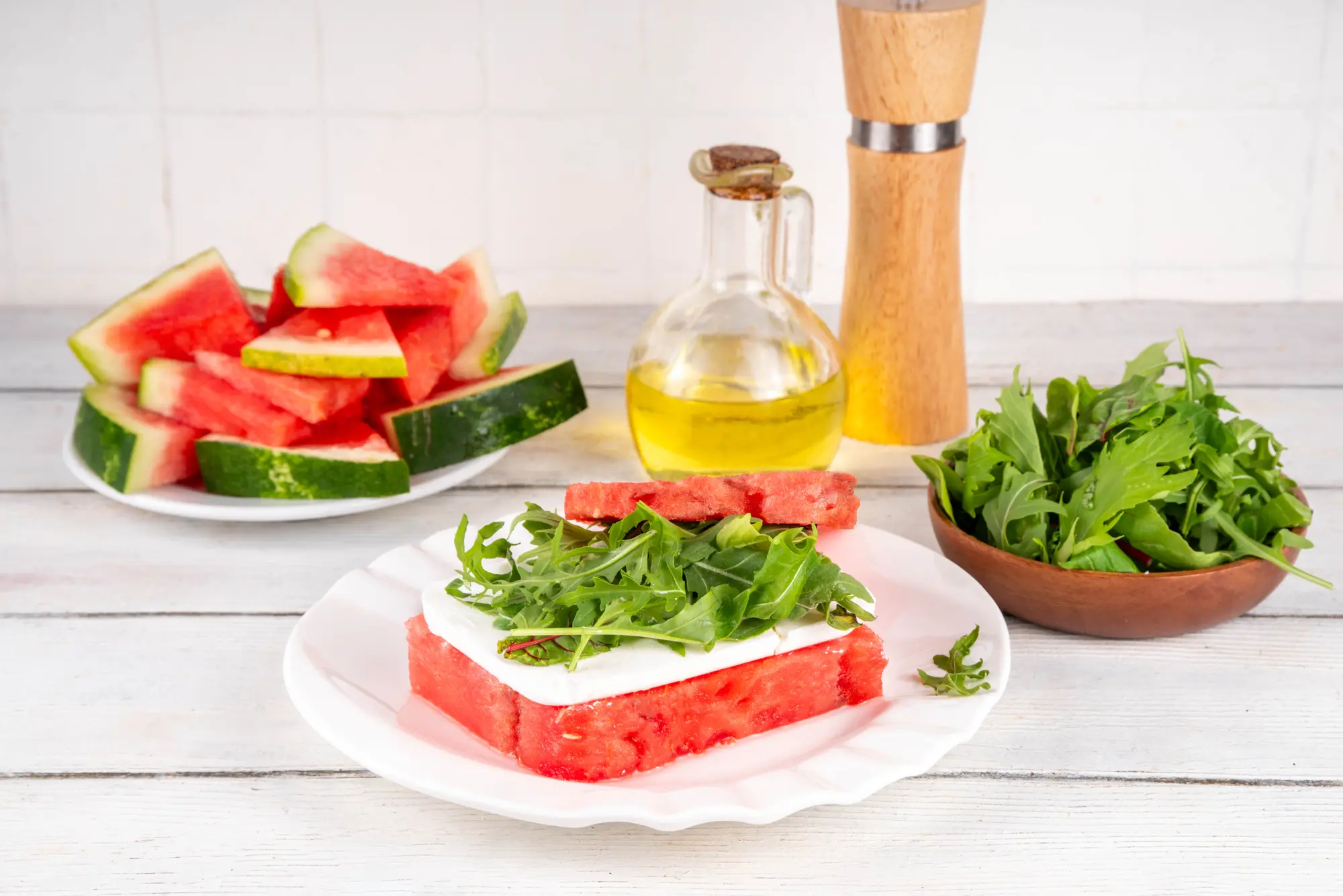 Sandwich pastèque feta
