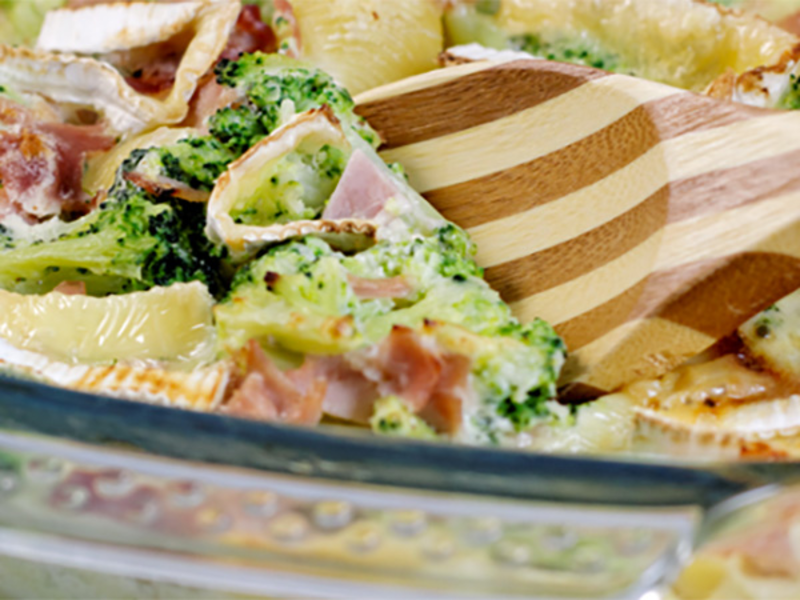 Gratin de brocoli au camembert