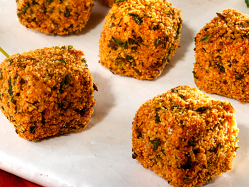 Croquettes au camembert, saveur provençale