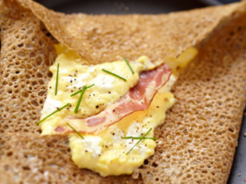 Galette bretonne au fromage frais