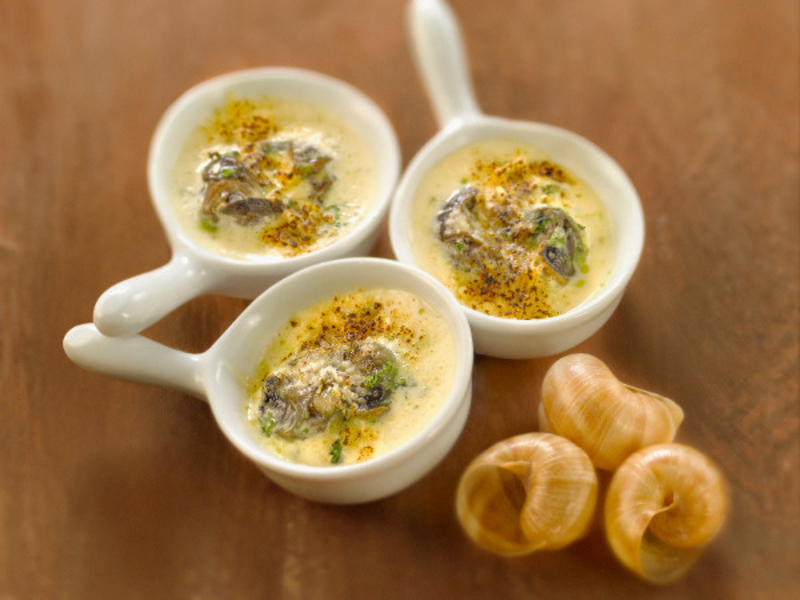 Escargots au fromage