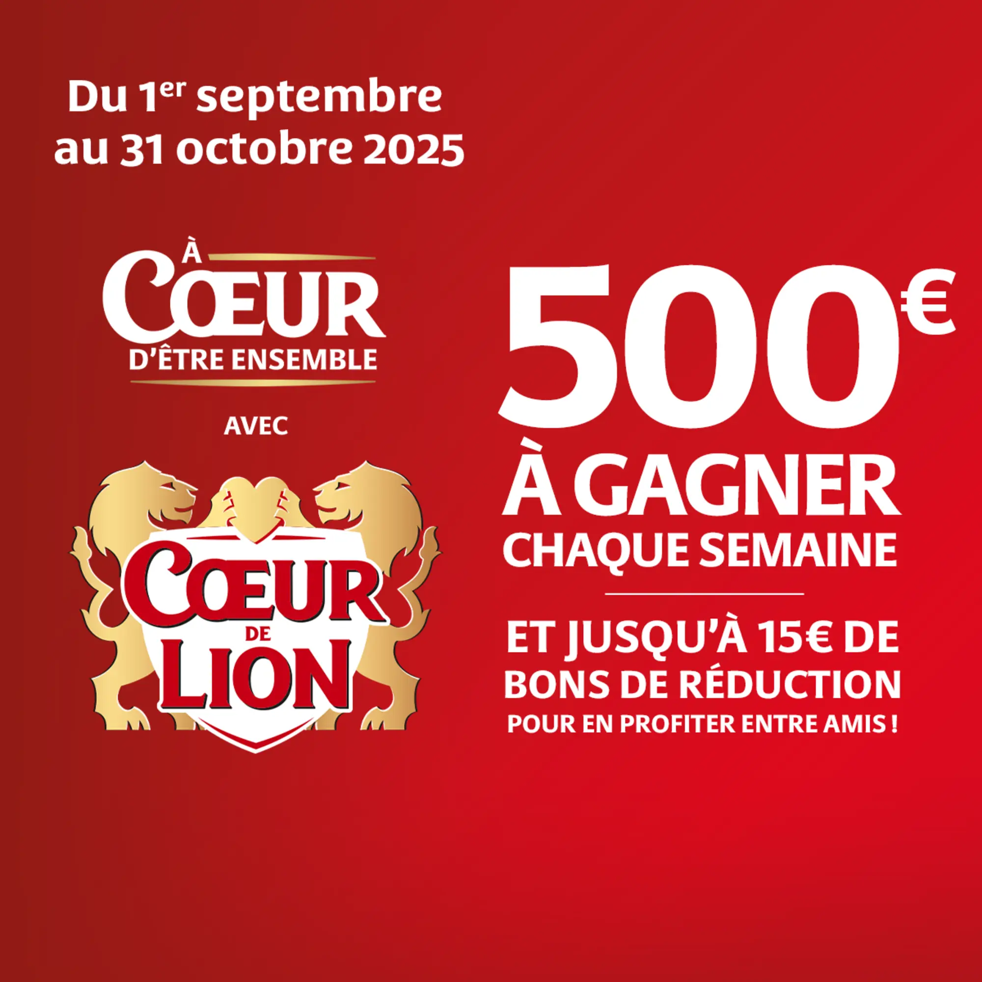 QVDF x Coeur de Lion Jeu concours bannière site