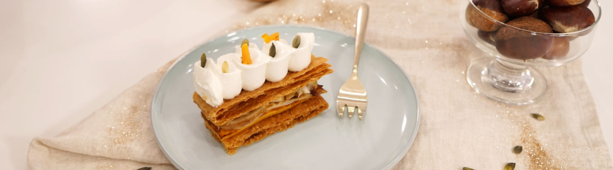 Millefeuille aux légumes et au chèvre