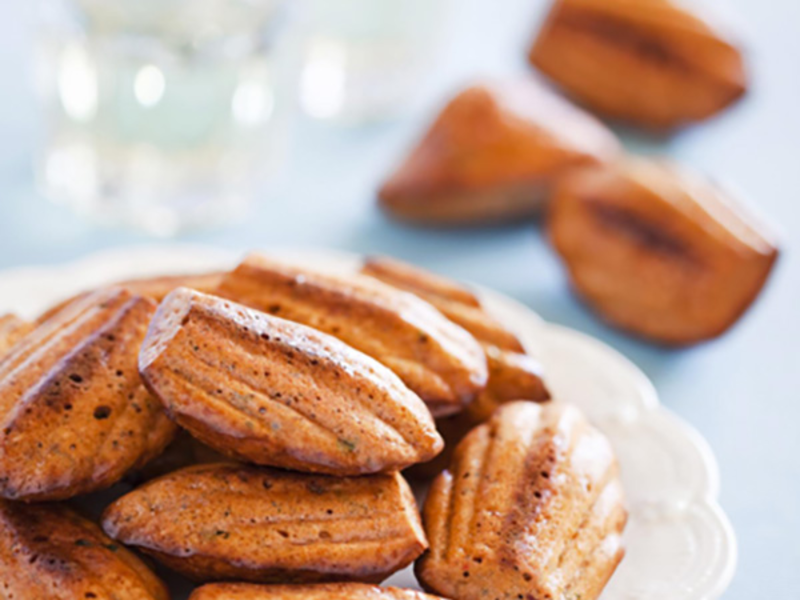 Madeleines au chorizo et au fromage de brebis