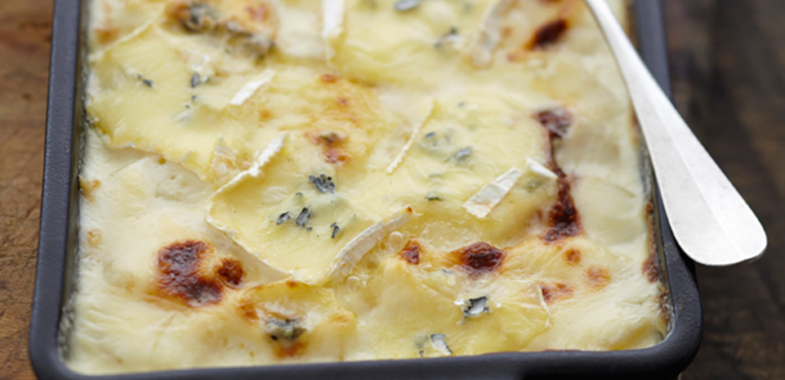 Gratin de pommes de terre au bleu