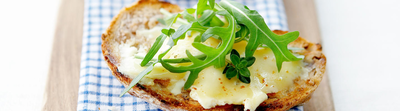 Tartine rapide de chèvre chaud