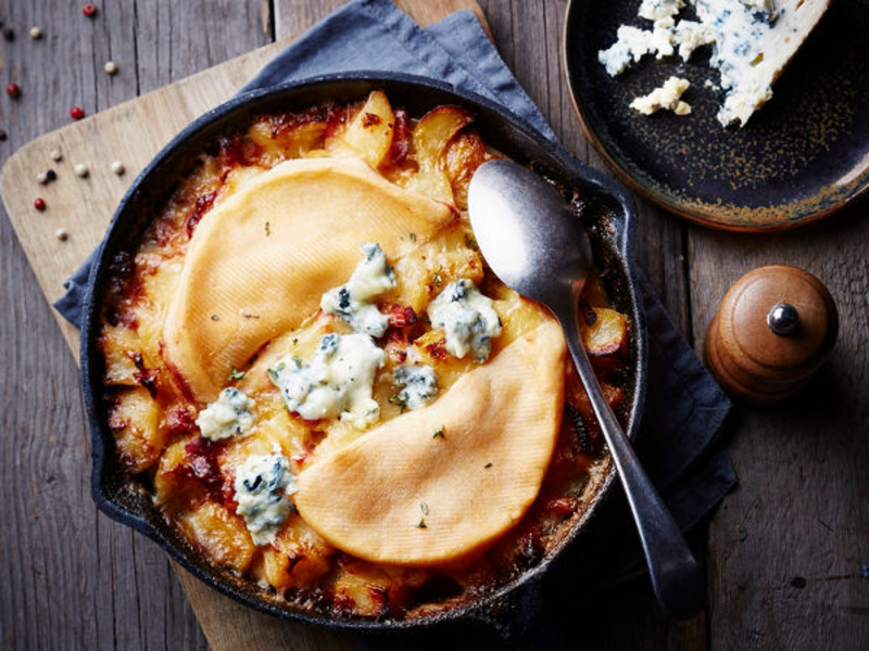 Tartiflette au fromage bleu