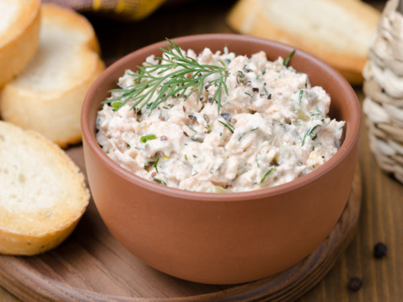 Dip au saumon et fromage de chèvre frais