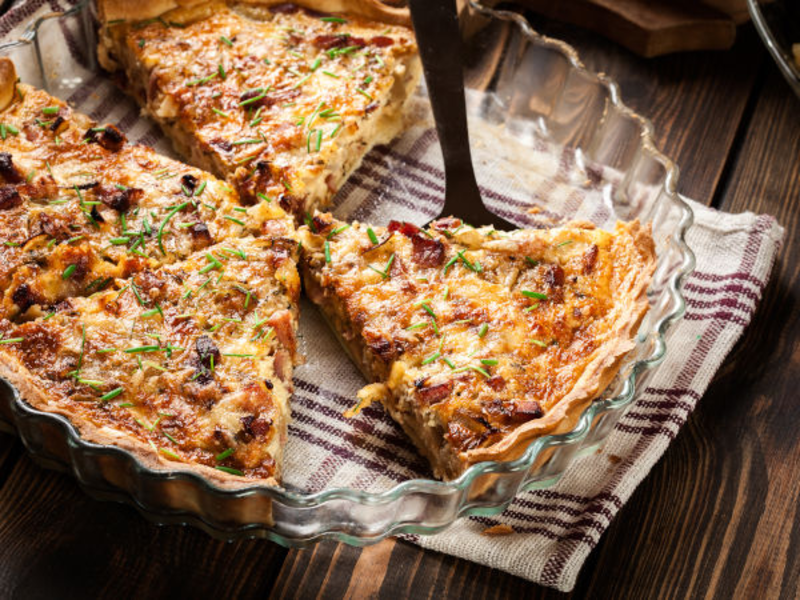 Tarte aux carottes caramélisées et fromage bleu