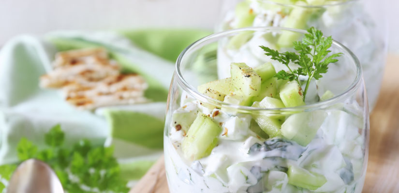 Tzatziki en verrine