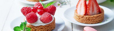 Sablés aux fruits rouges et fromage frais