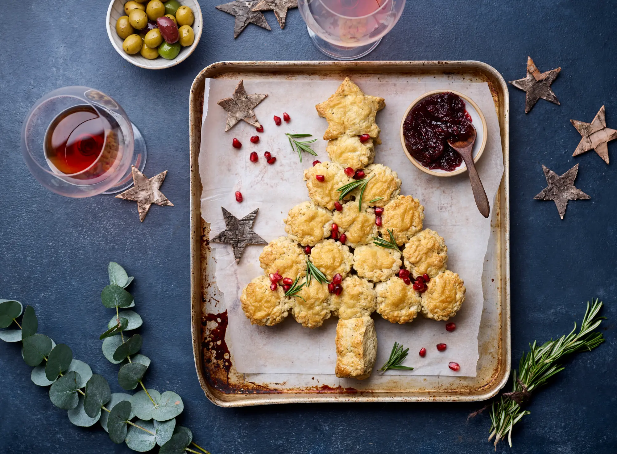 Recette de sapin de noel avec cheddar