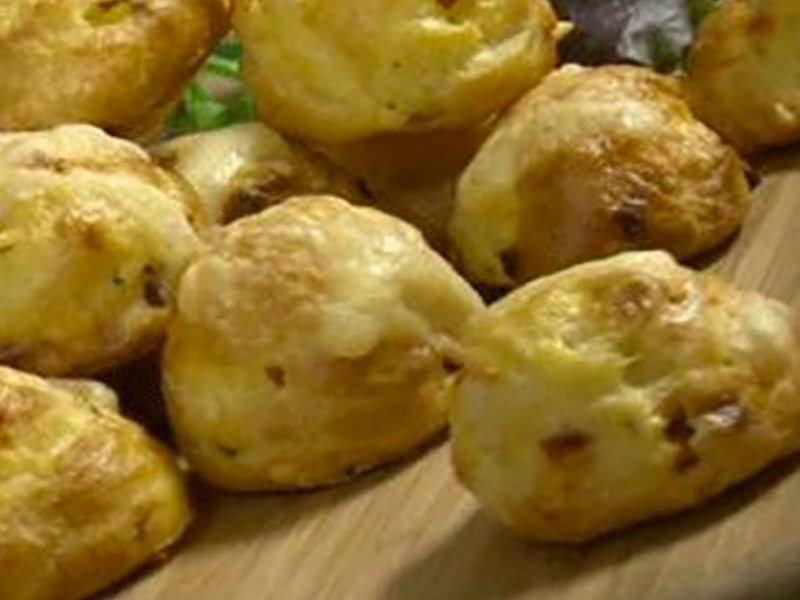 Gougères au fromage, saveur provençale