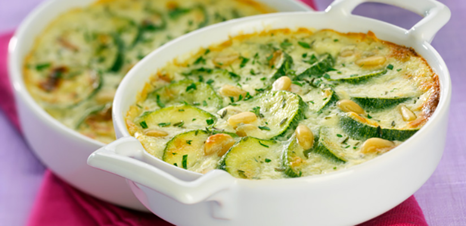 Petits gratins de courgettes au Tartare® Ail & Fines Herbes