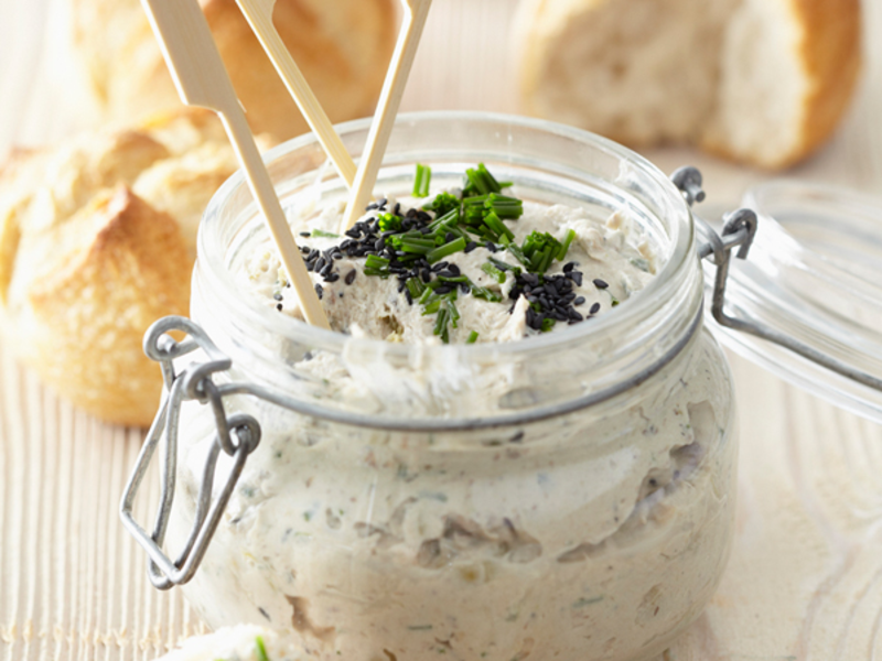 Rillettes de sardine maison au fromage frais