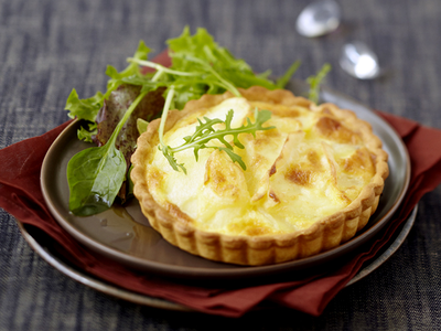 Tarte au brie et aux pommes de terre