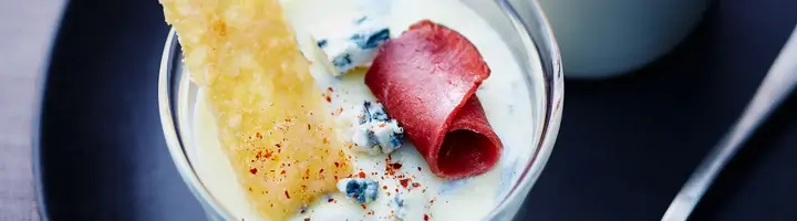 Panna cotta au fromage bleu