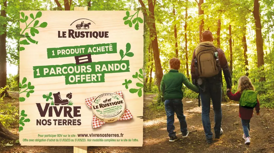 Image - 1 fromage Le Rustique acheté, 1 parcours-rando offert ! 