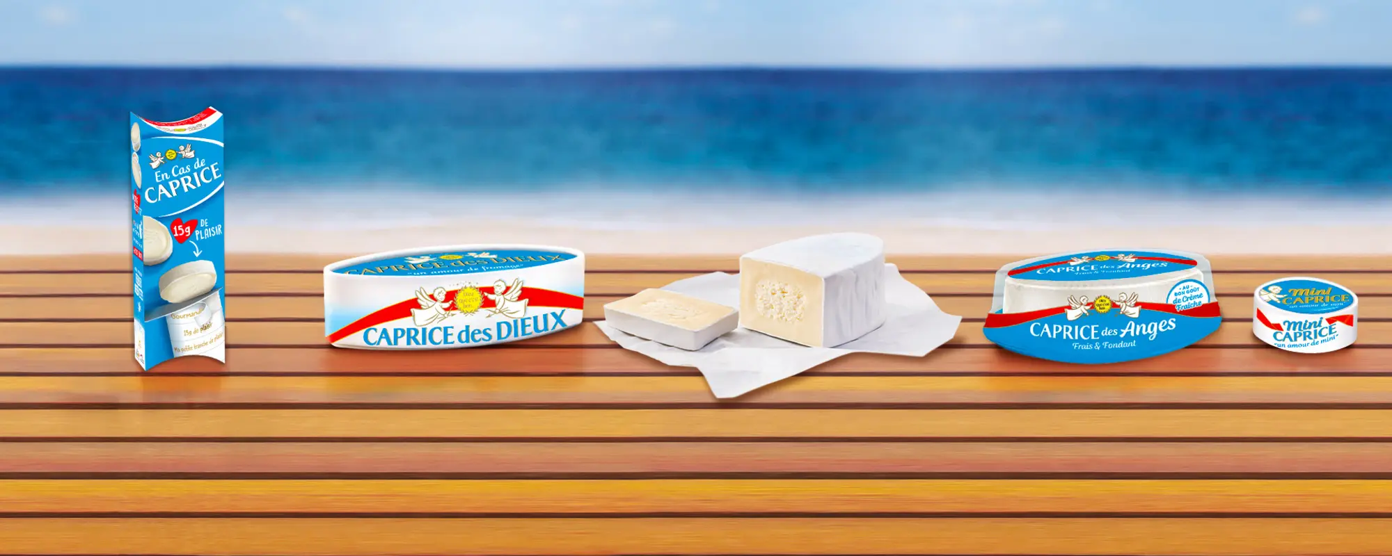 Bannière Packs Gamme Caprice Plage