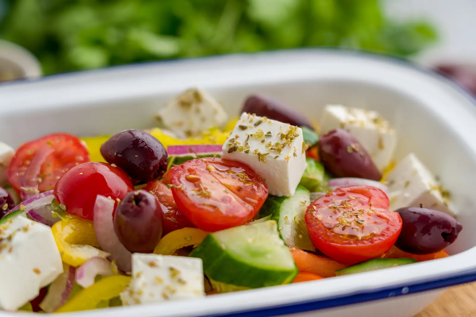 Salade tomate concombre tranche vache Islos
