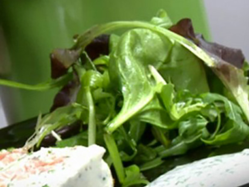 Terrine de poireaux et saumon au fromage frais