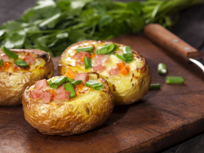 Jacked potatoes au fromage à raclette