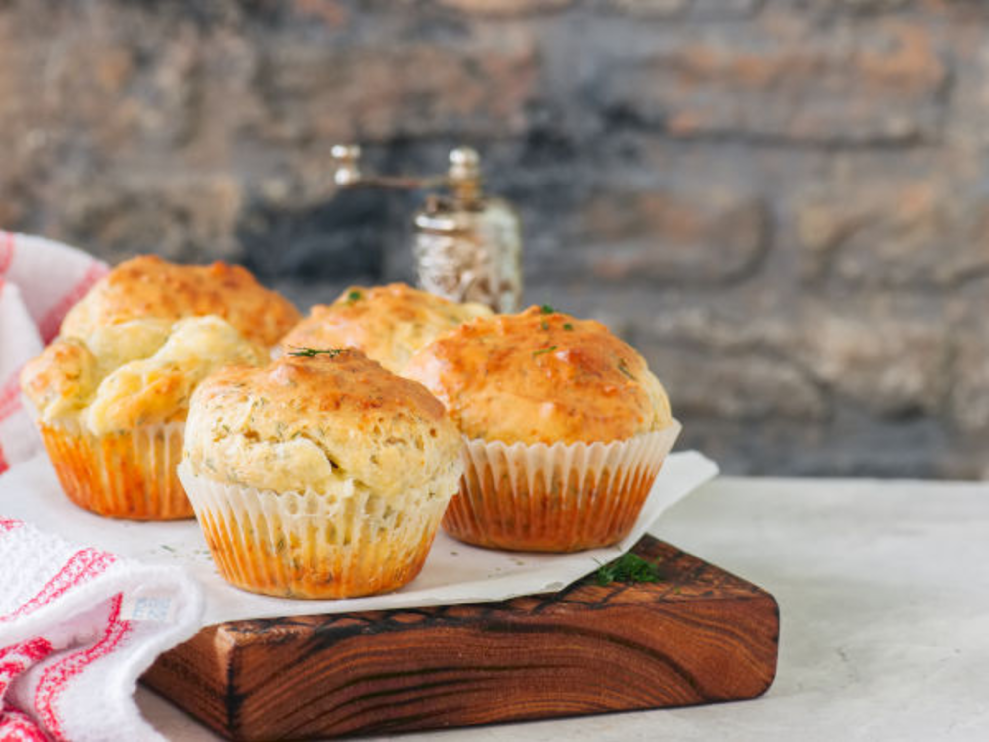Mini cakes au camembert