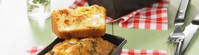 Cake tomates séchées feta