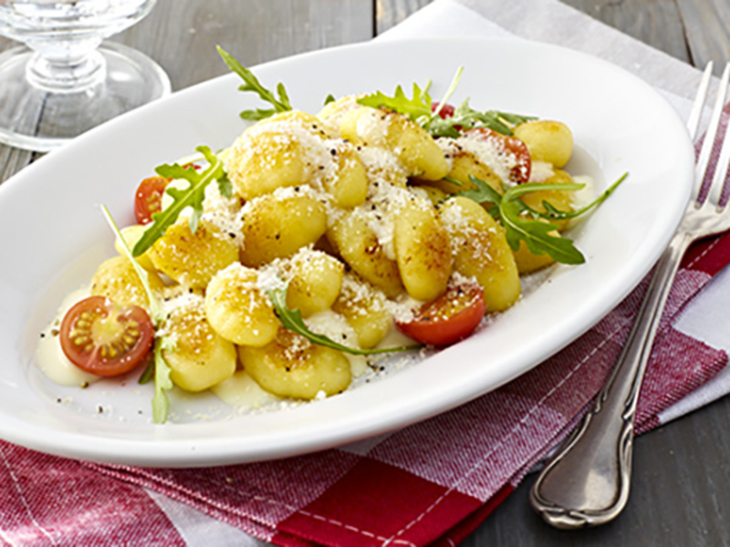 Gnocchis à la crème et aux tomates cerise