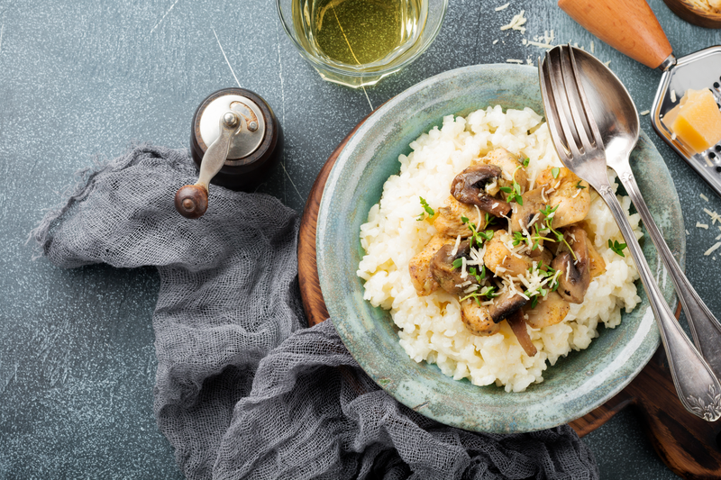 Risotto poulet parmesan