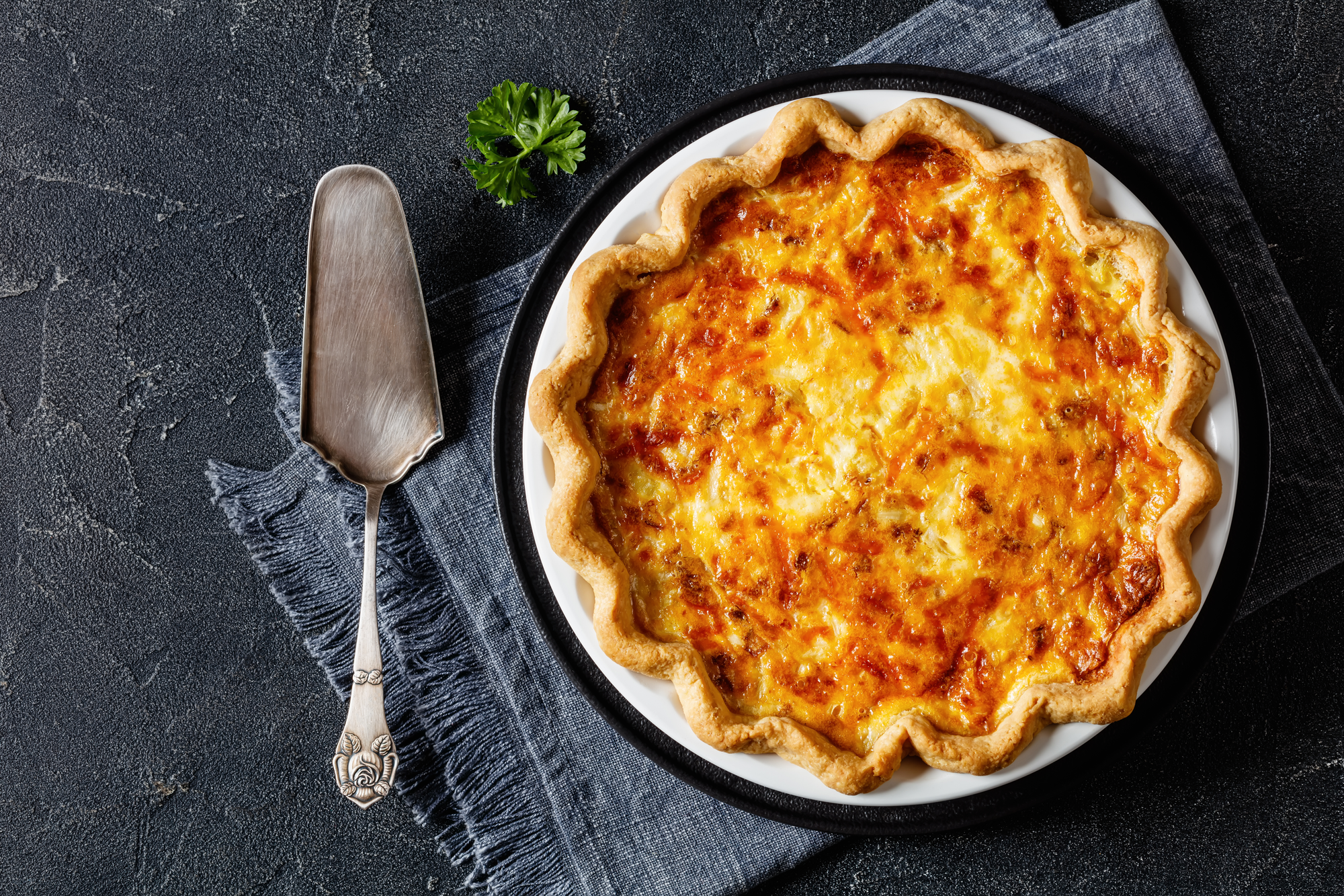 Tarte au fromage râpé