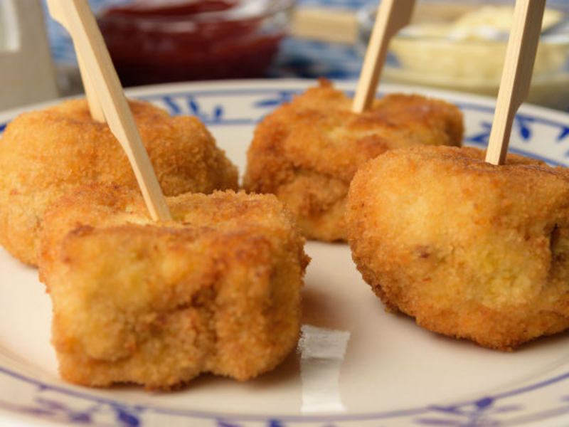 Croquettes croustillantes au camembert