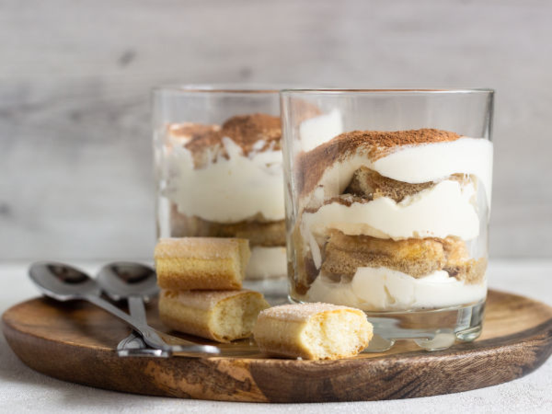 Tiramisu revisité au fromage frais