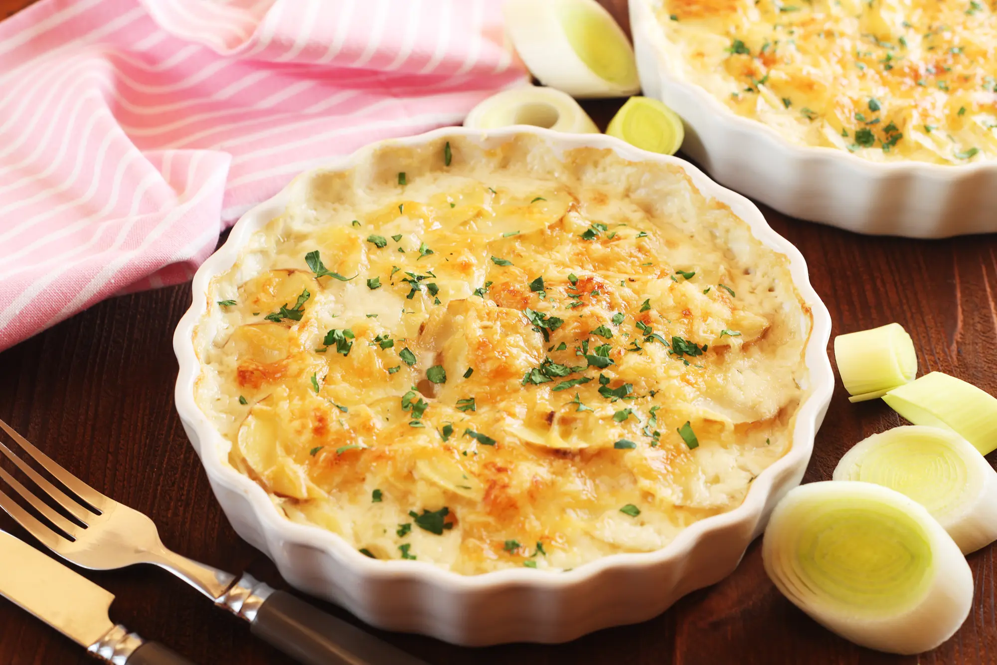 Tartiflette aux poireaux facile et gourmande : recette maison
