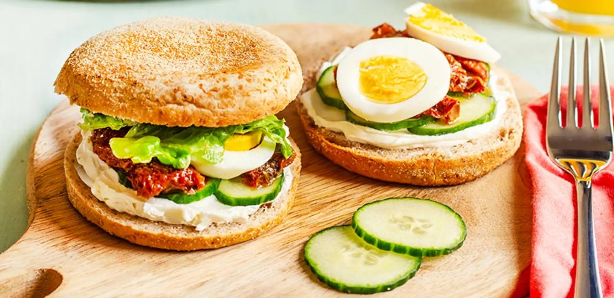 Sandwichs muffins anglais