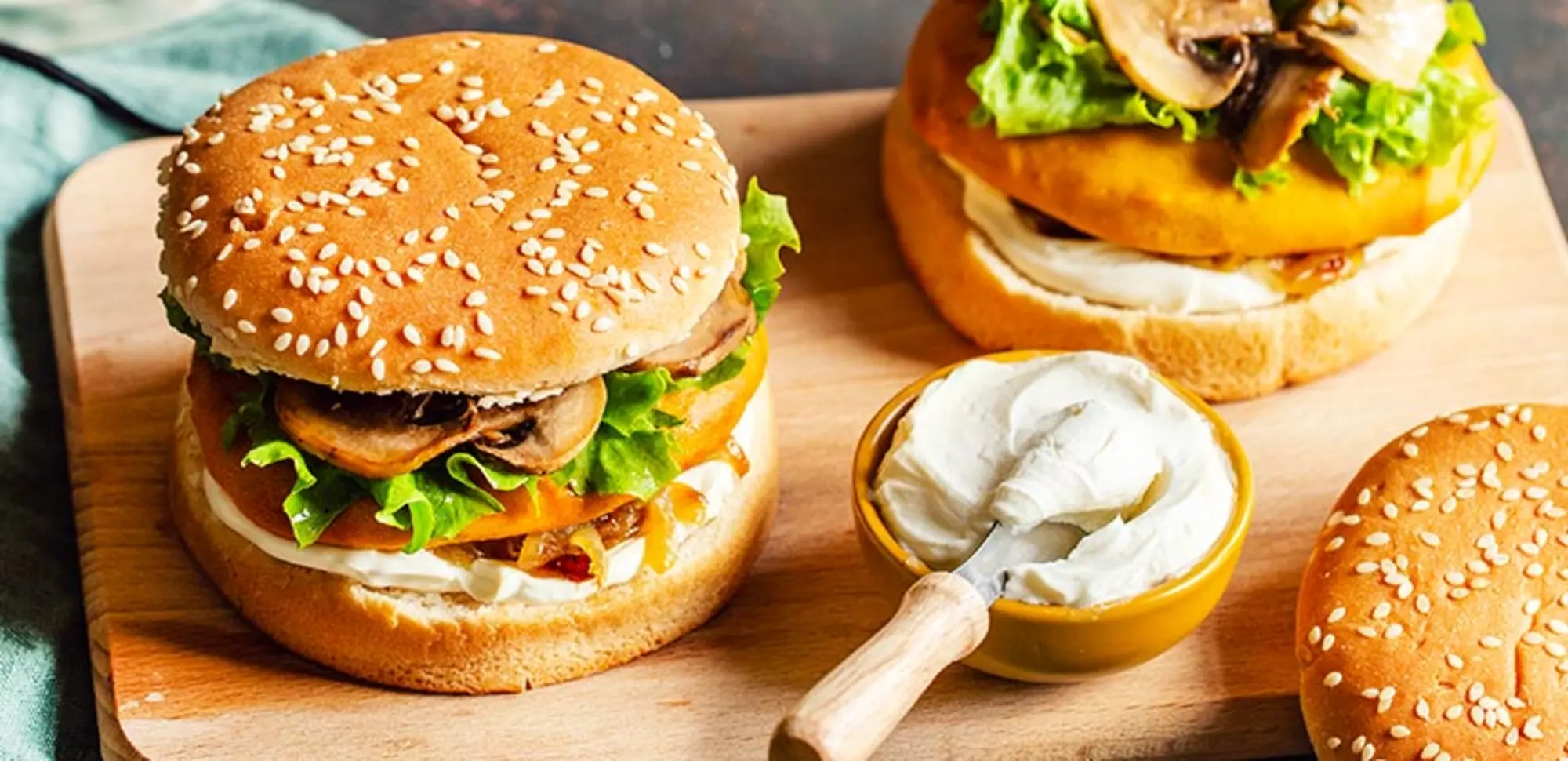 Hamburger galettes patates douces