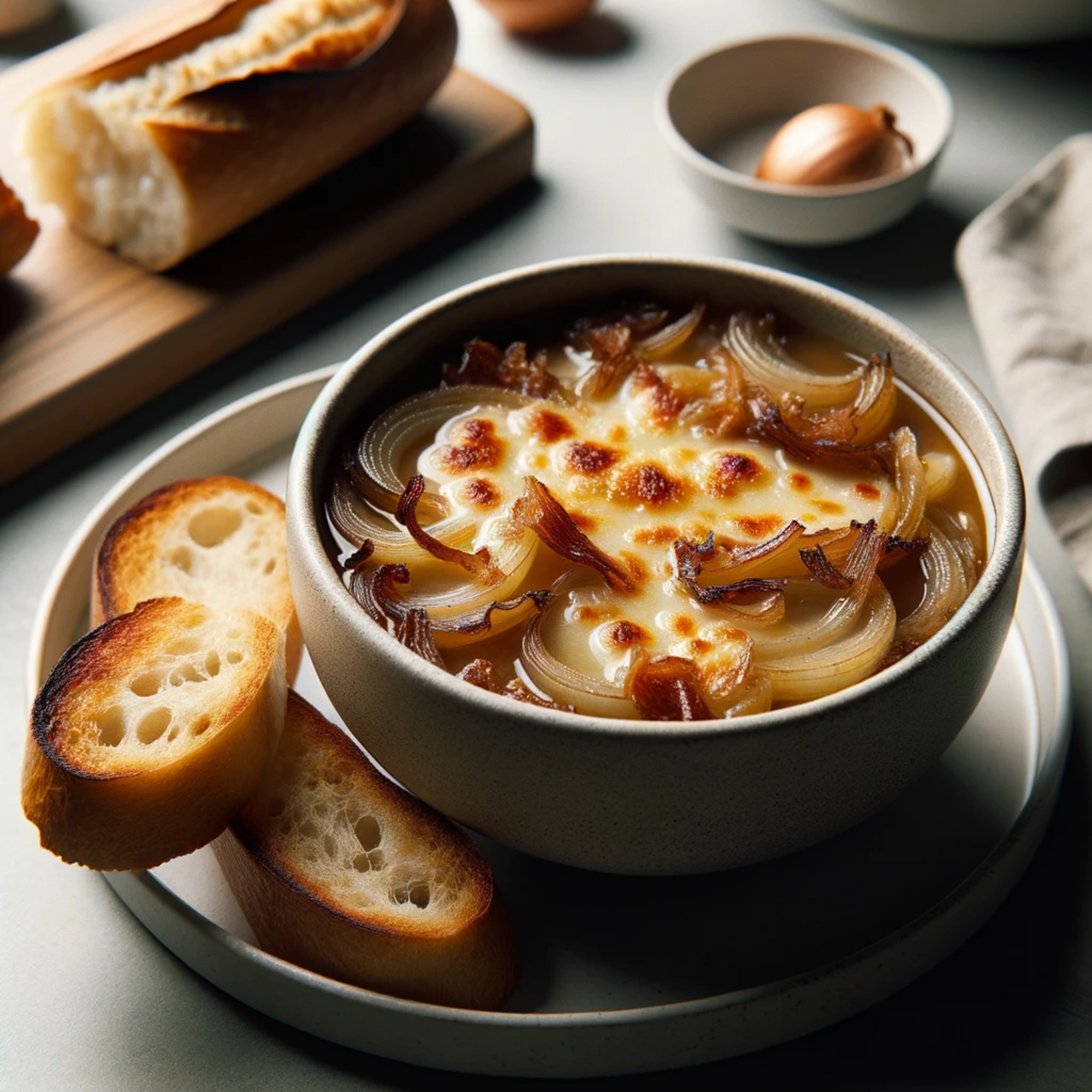 Soupe à l'oignon traditionnelle : recette facile pour le dîner parfait !